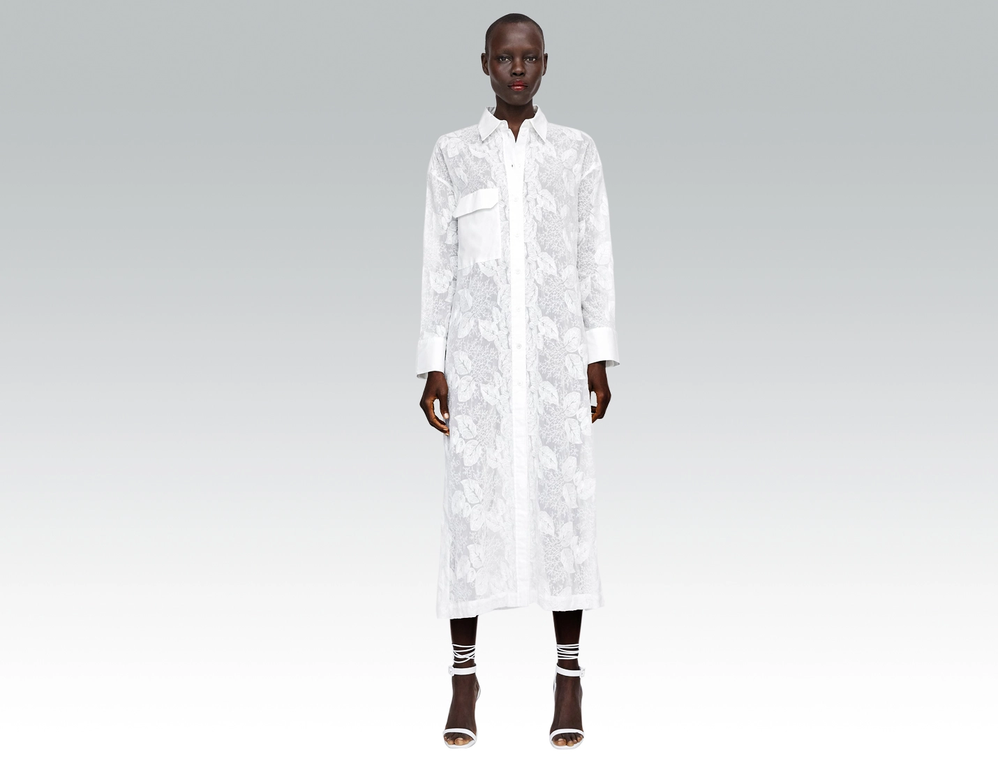 white dress from zara