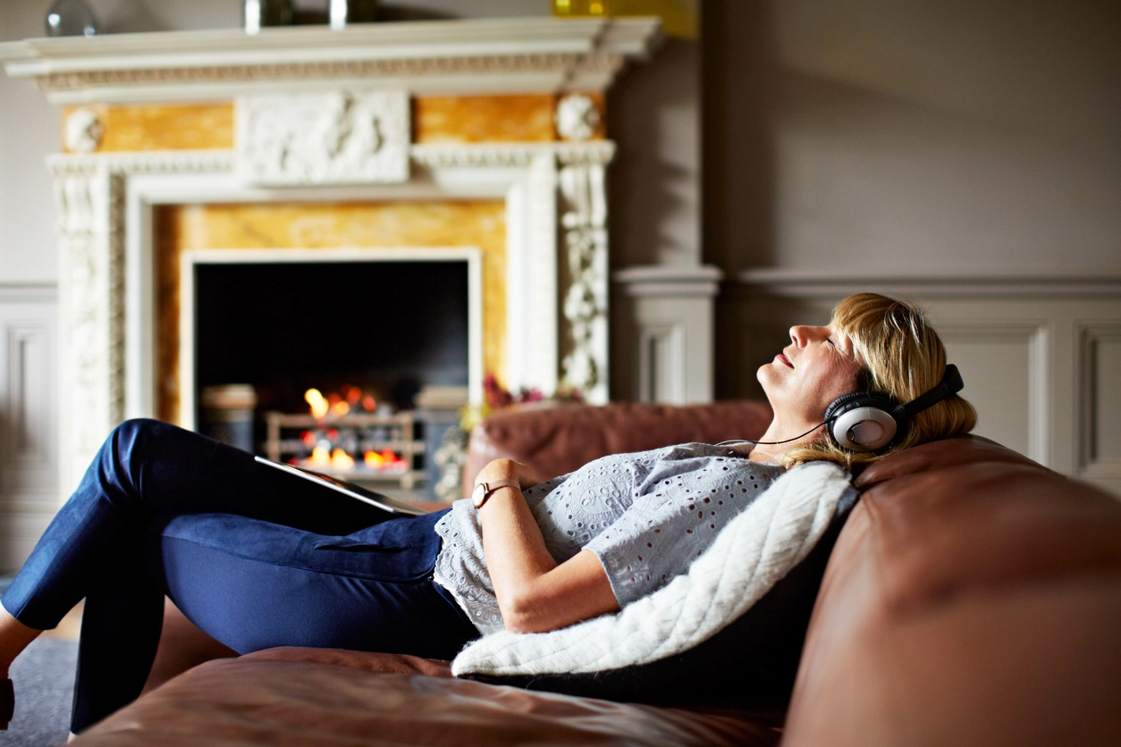 Mature Woman Relaxing