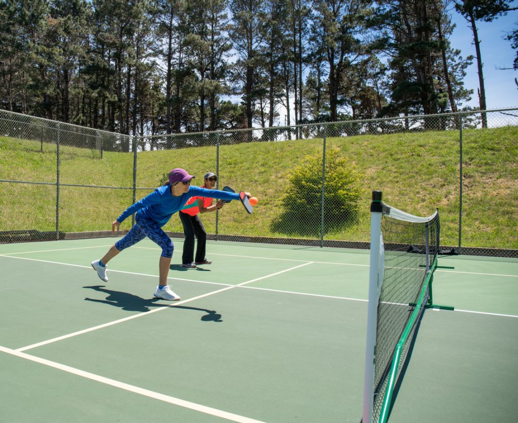 Playing Pickleball
