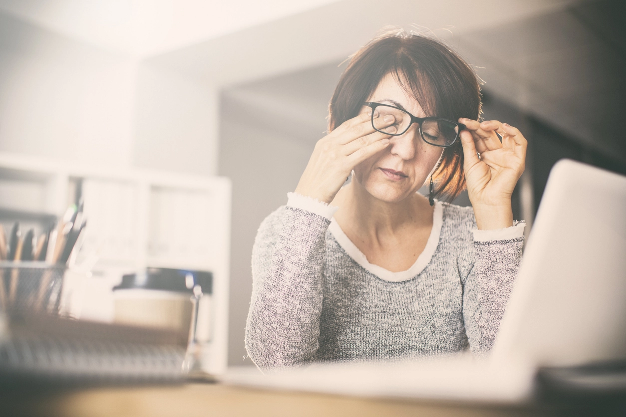 Tired Mature Woman