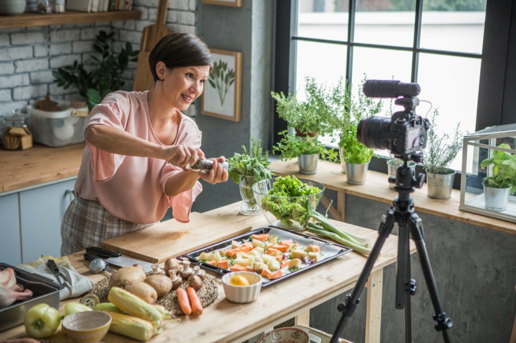 Woman Teaching Cooking