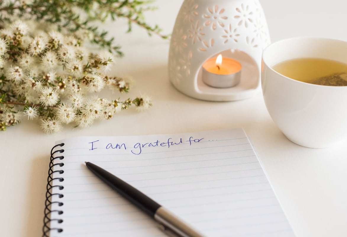choosing gratitude with a journal