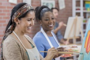 Local arts councils can be a great way to make new friends.