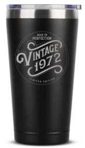 1972 Vintage 16 oz Black Coffee Tumbler