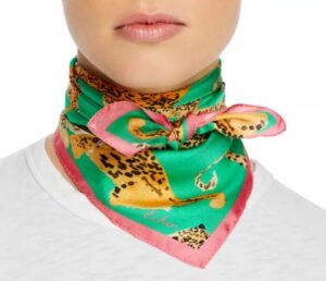 Prowling Ocelot Silk Neckerchief