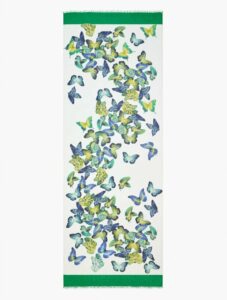 Gathering Butterfly Oblong Scarf