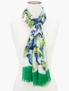 Gathering Butterfly Oblong Scarf