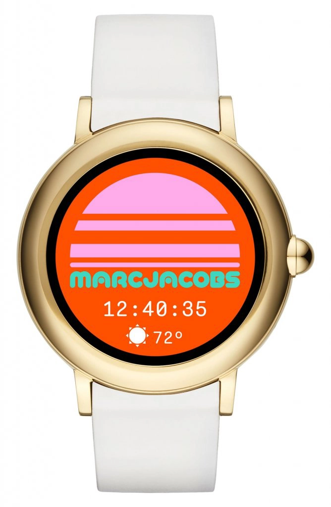 Marc Jacobs Riley Silcone Strap Smart Watch 44mm