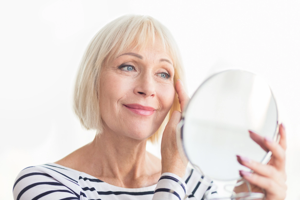 Mature Woman Aging Well