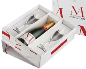 Montaudon Brut Gift With 2 Glasses