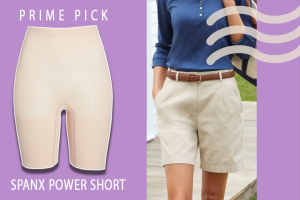 Woman Confident in Shorts with Shapewear Shorts by Spanx