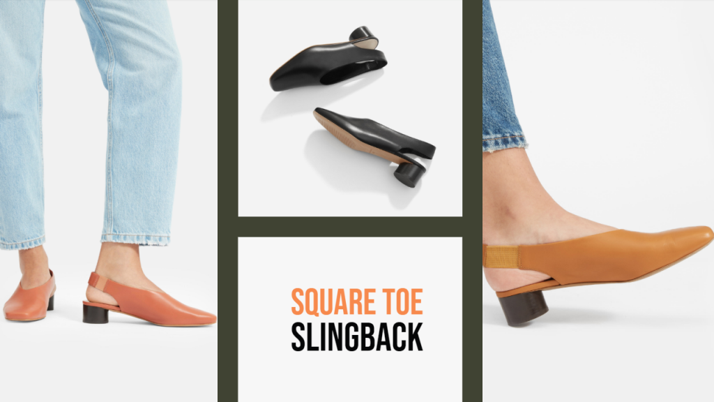 Everlane Square-toe Slingback Everlane Square-toe Slingback