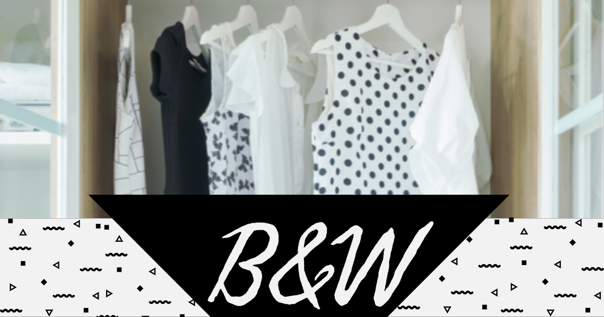 Charming Black and White Outfits