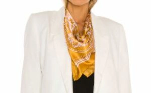Yolanda Yellow Scarf, $59