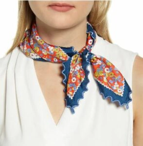 Red Confetti Silk Field Neckerchief,