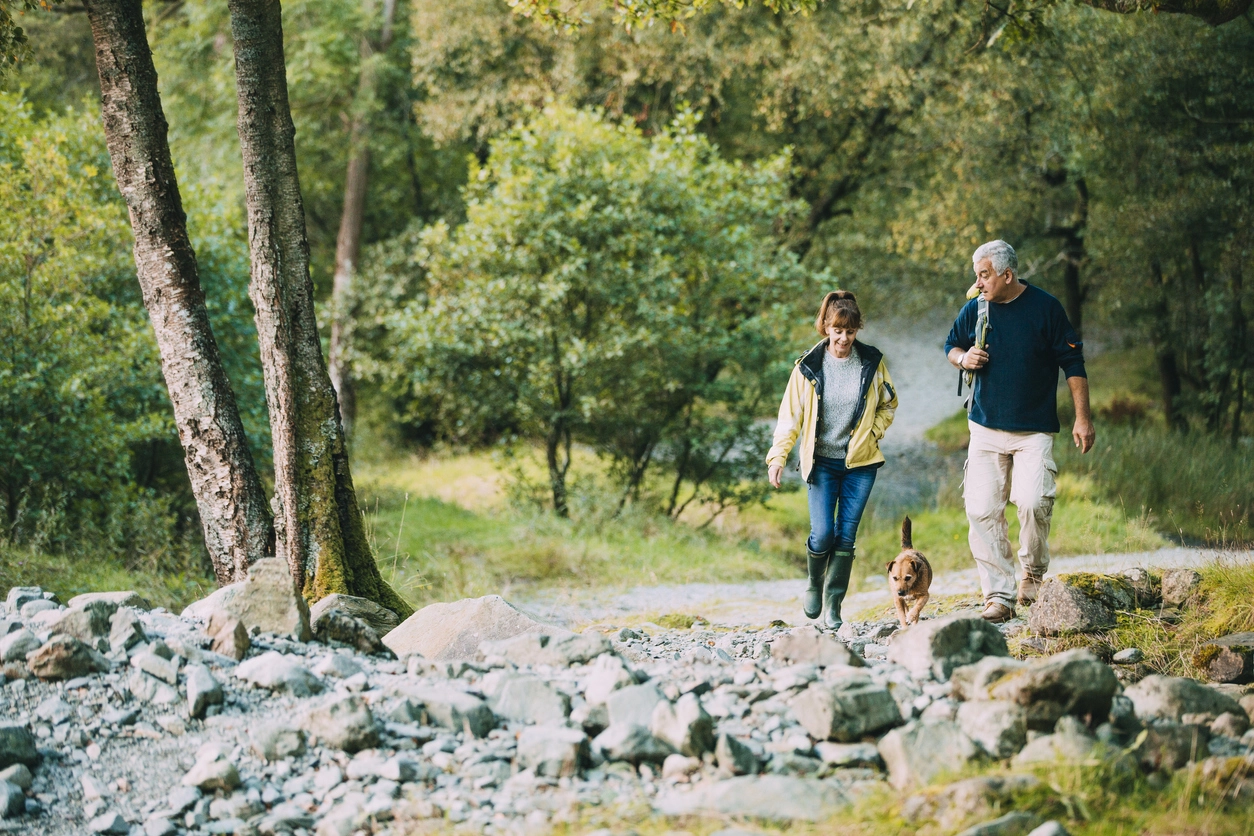 Mature Couple Hiking