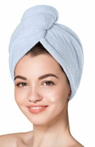 Microfiber Hair Towel for how to get rid of frizzy hair