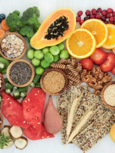 Healthy High Fiber Diet Food and cleansing foods