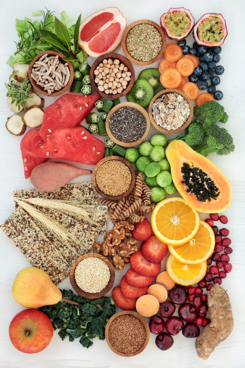 Healthy High Fiber Diet Food