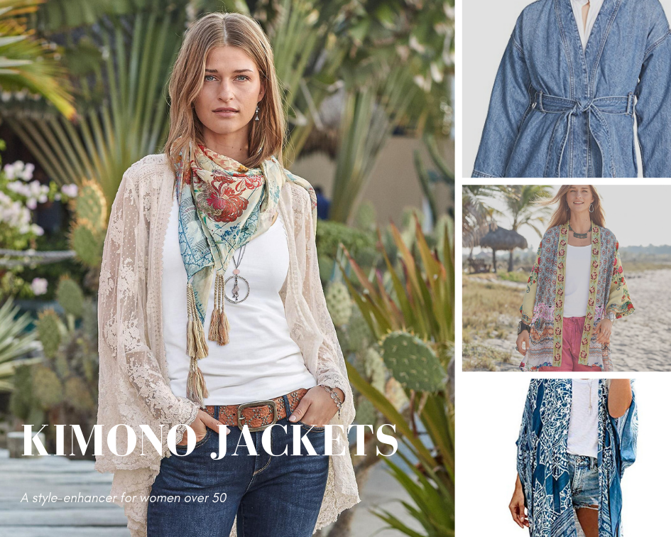 Kimono Jackets are a style-enhancer for women over 50