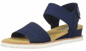 Skechers Desert Kiss-Stretch Quarter Strap Sandal Flat pour femmes