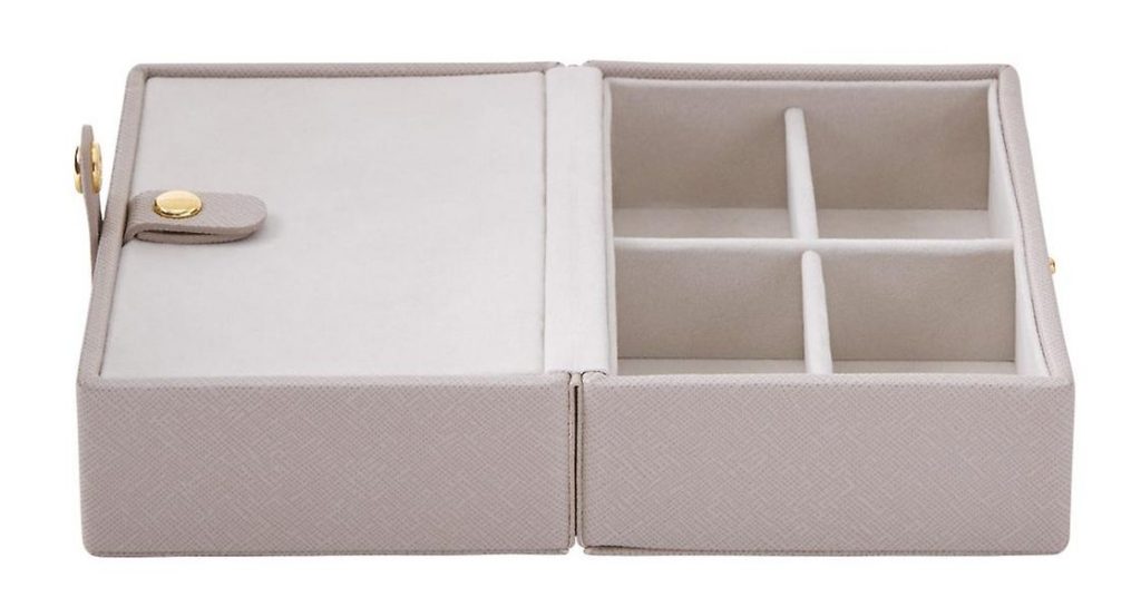 Stackers Taupe Folding Travel Jewelry Storage Tray best travel accessories for women