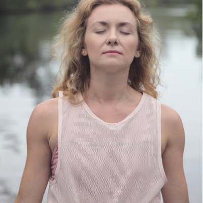 to get good posture, stand straight and breathe