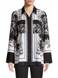 Scarf Print blouses are also very on trend. 