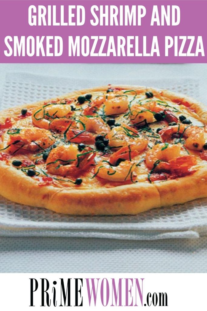 Grilled Shrimp and Smoked Mozzarella Pizza Recipe