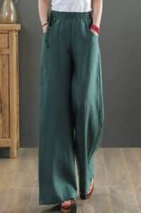 Linen Yoga Pants