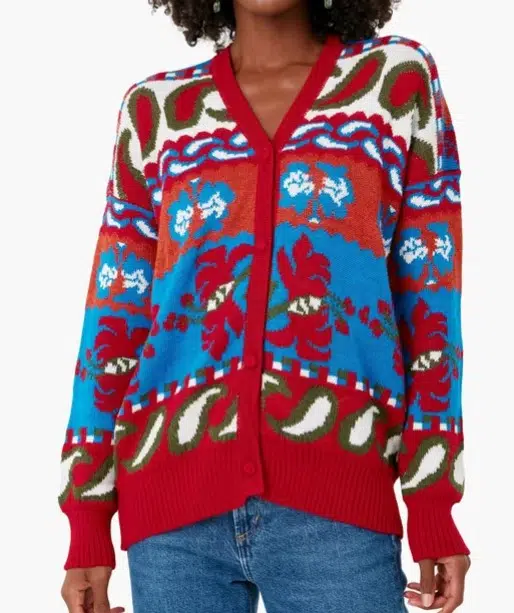 Paisley Blue Sabina Cardigan