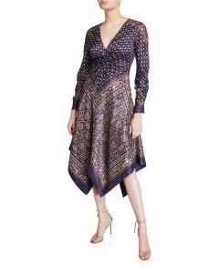 Jonathan Simkhai uses scarf prints exceptionally well. 