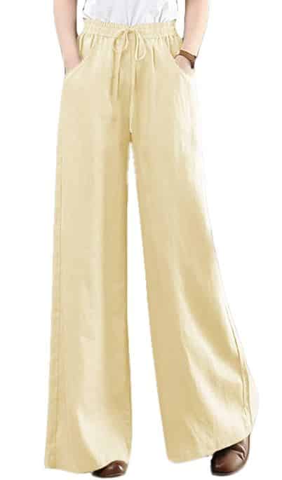 Spring and Summer Cotton and Linen Trousers