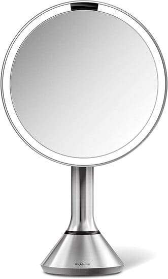 simplehuman 8-inch Round Sensor Makeup Mirror
