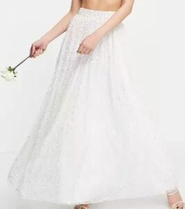 ASOS EDITION embellished cami and pants bridal set