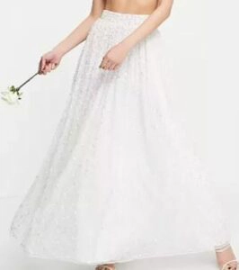ASOS EDITION embellished cami and pants bridal set