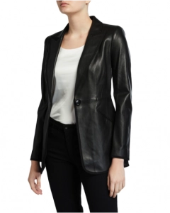 Wearing leather can be as effortless as grabbing a simple, classic style. 