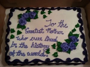 This mom knew how to show herself some appreciation. 