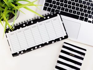 Staying organized at the office can help you avoid the Sunday Sads