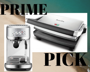 The Breville Panini Press and Espresso Maker are kitchen must-haves.