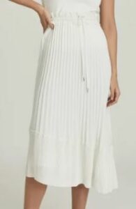Reiss Lottie Pleated Midi Skirt