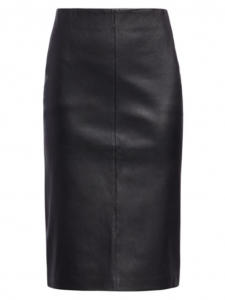 Leather pencil skirts offer a unique way to wear this material. 