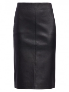 Leather pencil skirts offer a unique way to wear this material. 