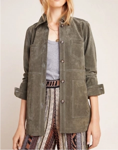 Leather shirts can be a modern take on a classic piece. 