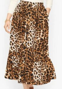 Talbots Button Down Midi Skirt