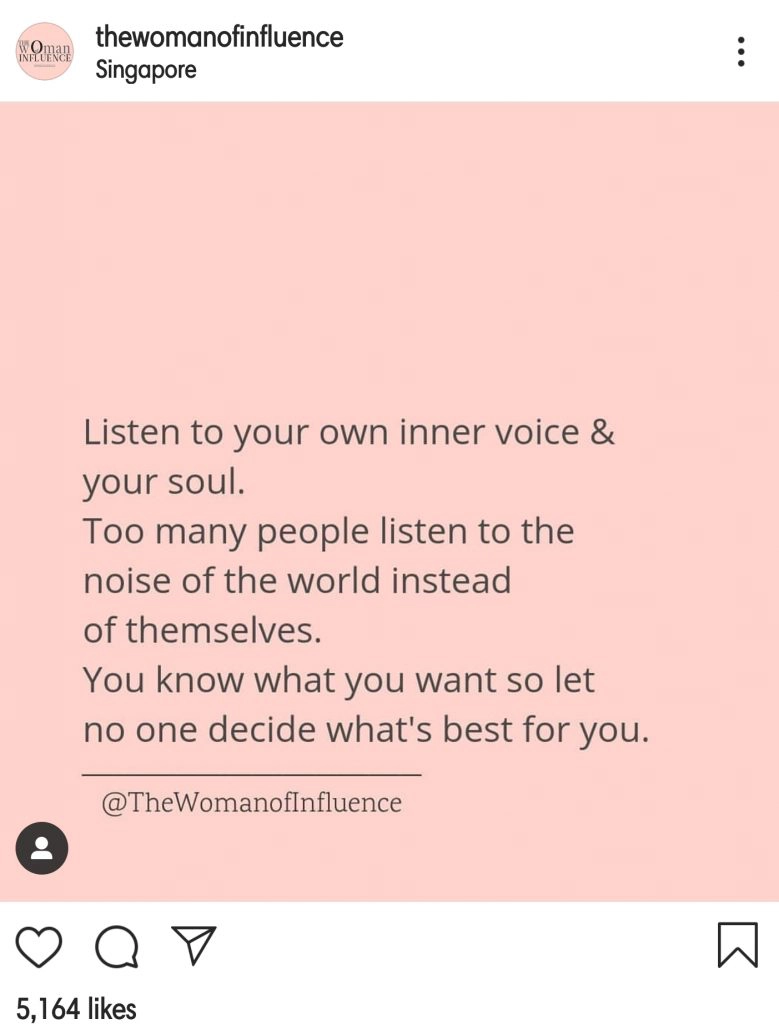 Motivational quotes like this one can reinforce positive mental behaviors.