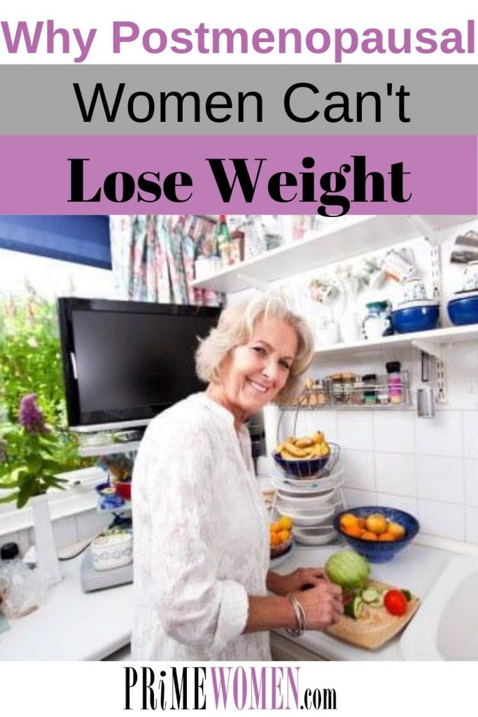 Why postmenopausal women can't lose weight