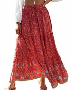 ZESICA Women's Bohemian Floral Printed