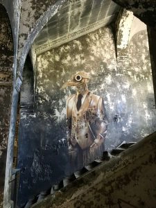 Street artists have decorated the abandoned hospital south of Berlin. 