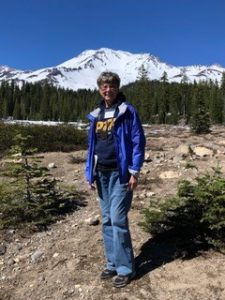 Nancy at Mt. Shasta six months after her knee replacement surgery!